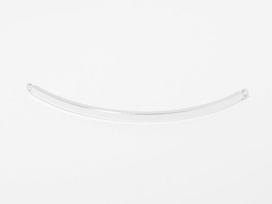 [P0428]2pcs/Bracelet Making Bar Pendant/Brass/Rhodium/2x47mm