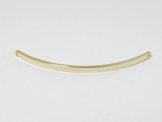 [P0428]2pcs/Bracelet Making Bar Pendant/Brass/Gold/2x47mm