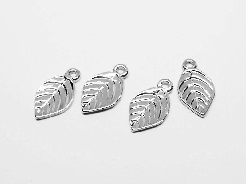 [P0654]4pcs/Hamsa Eye Pendant/Brass/Rhodium/14X7mm