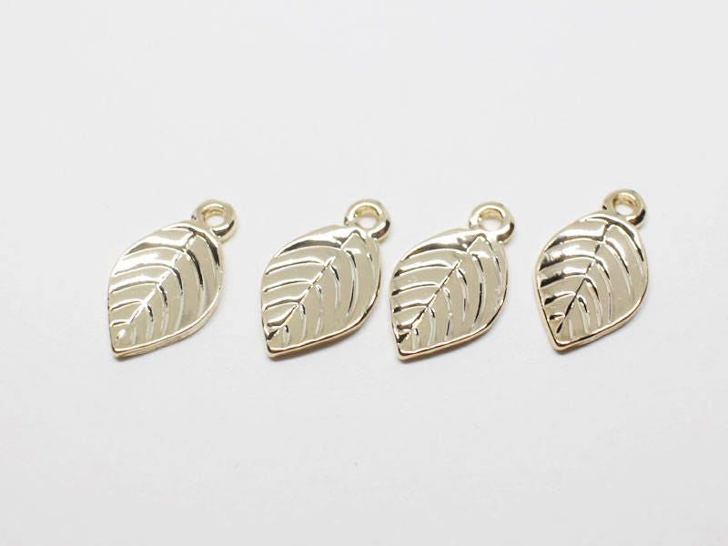 [P0654]4pcs/Hamsa Eye Pendant/Brass/Gold/14X7mm