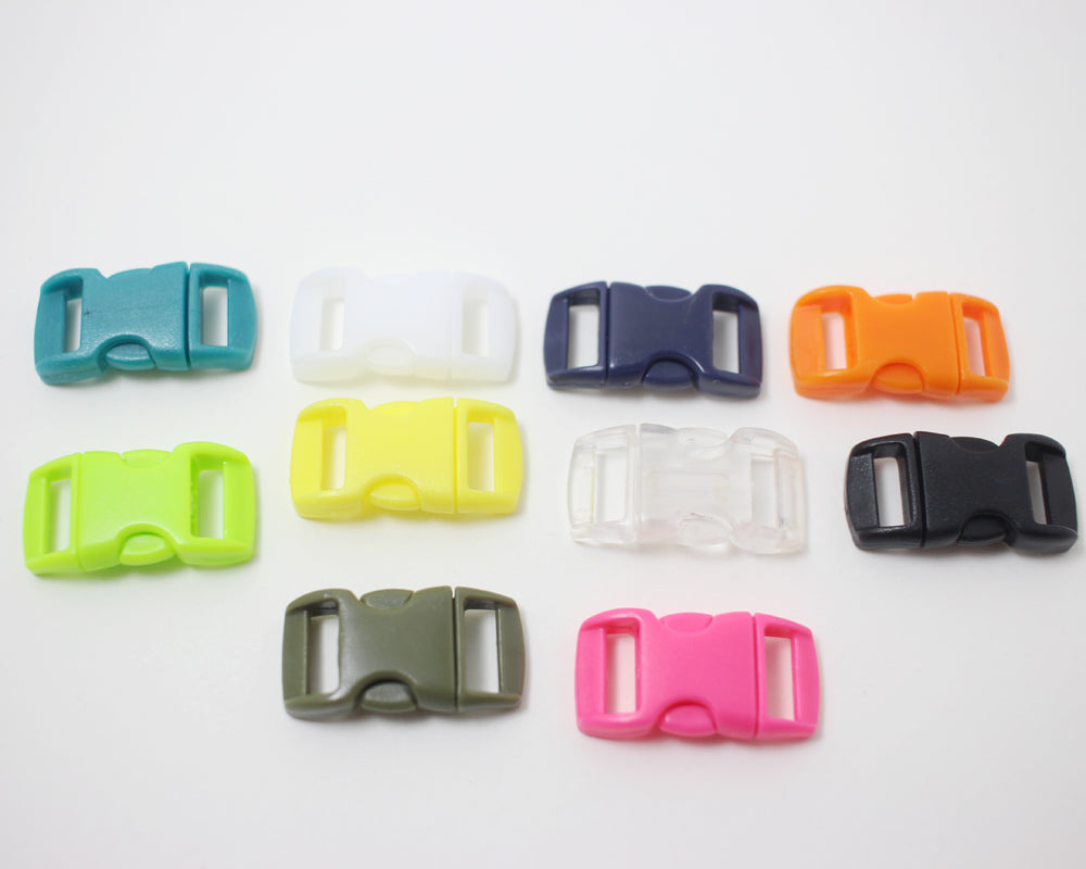 [B0008] 4 Pairs/Bracelet making color clip/Reinforced Plastic/28X15mm