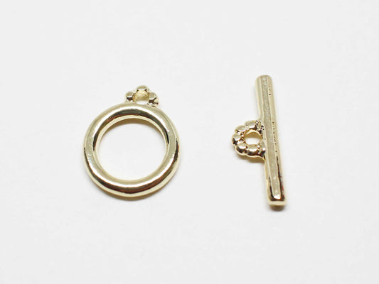 [B0027]2 sets/Basic Toggle Clasp Sets/Brass/Gold plated/12x9.5mm,12x5mm